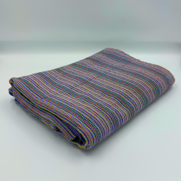 Angled front view with bag zipped and handles upright.