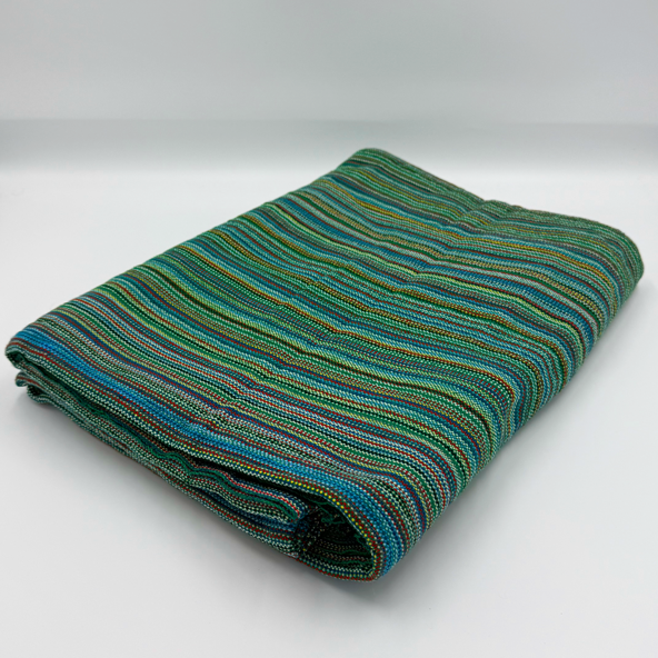 Angled front view with bag zipped and handles upright.