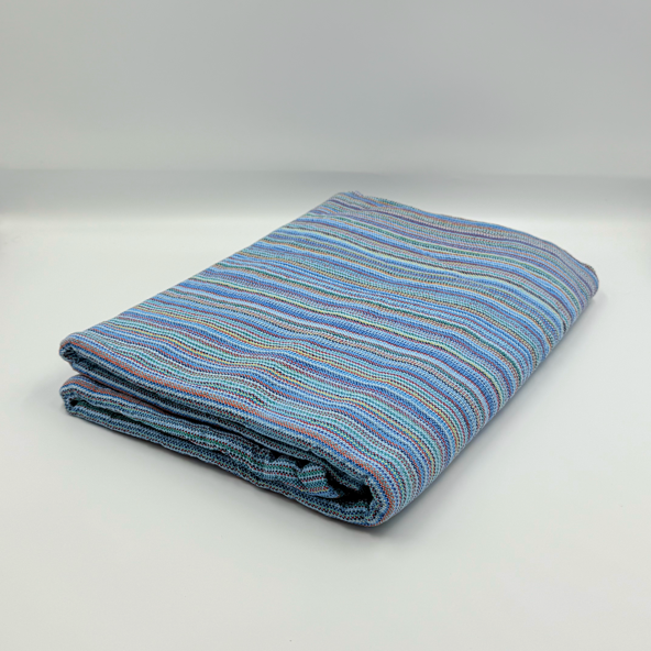 Angled front view with bag zipped and handles upright.