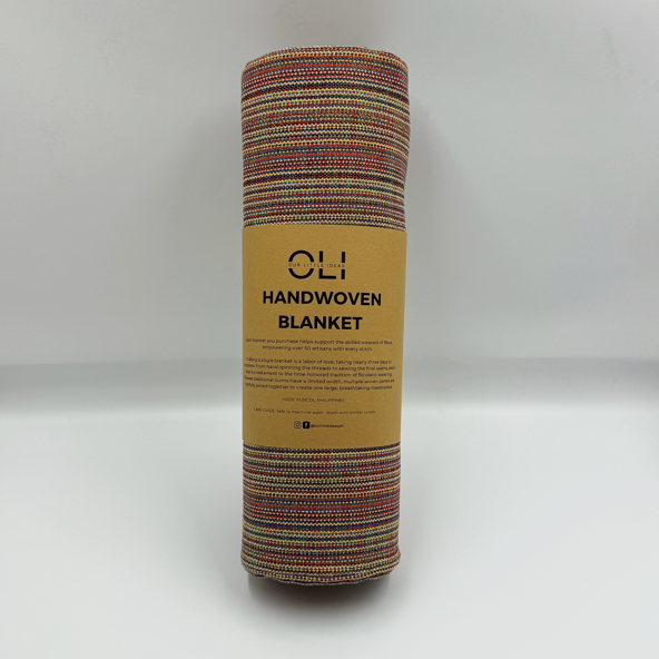 Angled front view with bag zipped and handles upright.